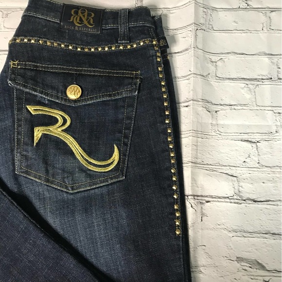 Rock & Republic Kasandra Jeans Boot cut Size 12M    RO10367 - Picture 13 of 15